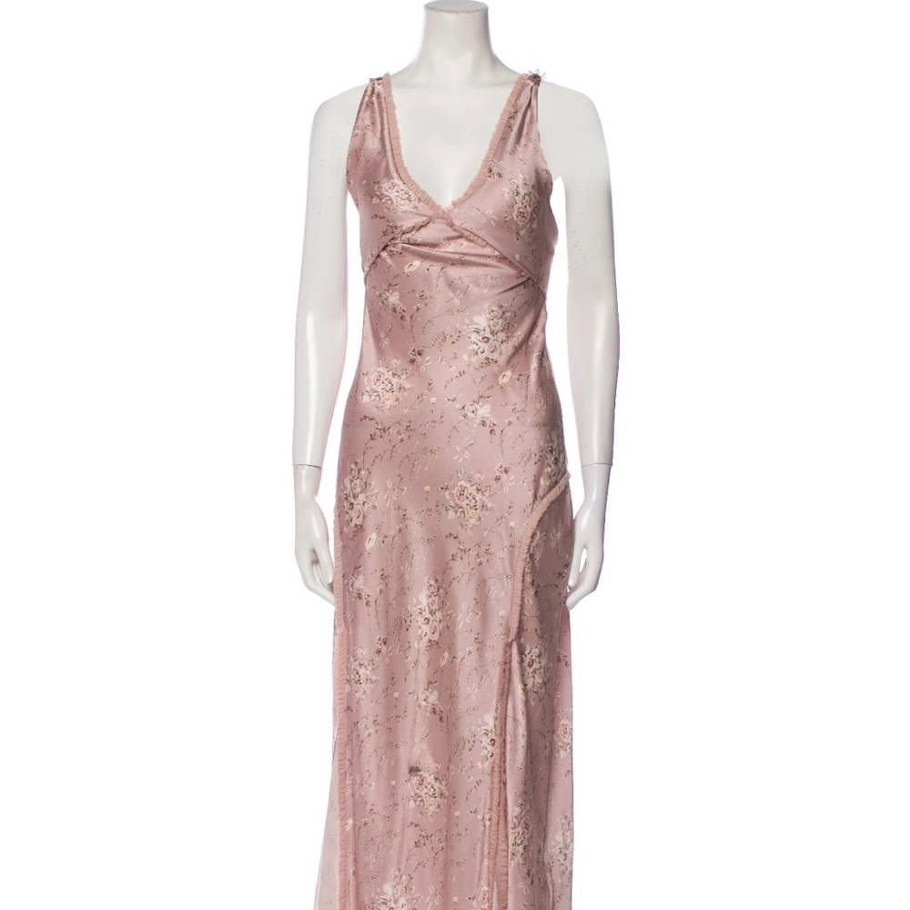 LoveShackFancy 100% Silk Kendall Maxi Dress